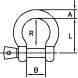 BOW SHACKLE M12 